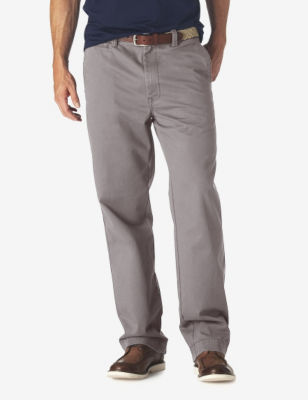 UPC 019782691597 product image for Haggar LK Life Khaki Charcoal Relaxed Fit Pants - Men's - Charcoal - 34 X 32 -  | upcitemdb.com