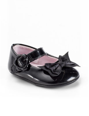 Specialty Baby Patent Bow Shoe - Infants - Black - 3 - Specialty Baby