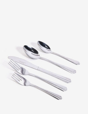 Gibson Classic Canberra 45-pc. Stainless Steel Flatware Set