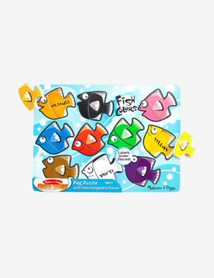 Melissa & Doug® Fish Colors Peg Puzzle Stage Stores