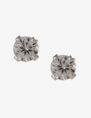 UPC 748903007312 product image for Jody Coyote Sterling Silver 3mm CZ Stud Earrings - Silver - Jody Coyote | upcitemdb.com