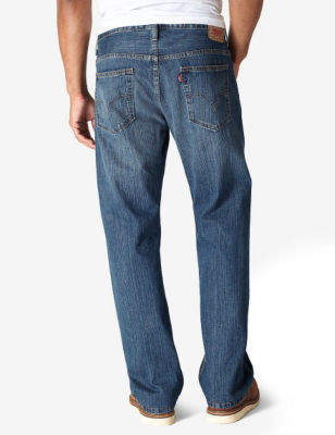 Levis 569 Loose Straight Jeans Mens Indie Blue 36 X 32 Levis Buy 