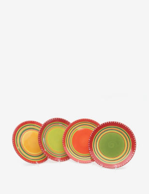 Certified International Hot Tamale 4-pc. Salad Plate Set - - Certified International