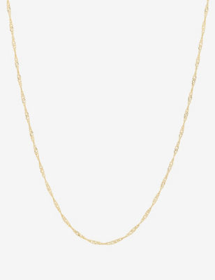 UPC 729367556134 product image for 10K Gold 0.13mm 18 Singapore Chain - Gold - Aurafin Oro America | upcitemdb.com