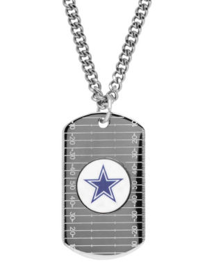 dallas cowboys dog tag necklace