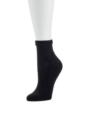 Hanes® 6pk. Black Ankle Socks Stage Stores