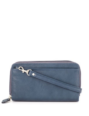 Upc 043345061008 - Buxton Double-zip Crossbody Convertible Wallet 