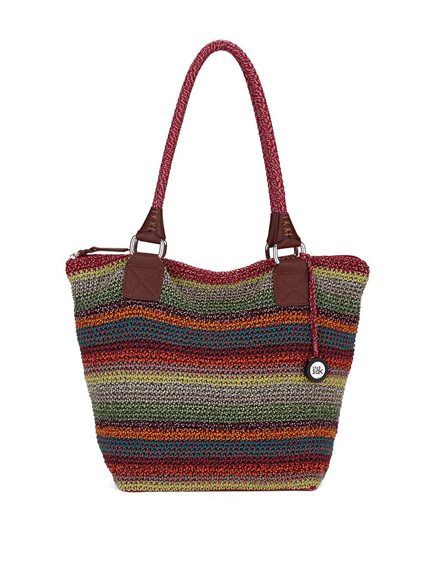 The Sak Cambria Crochet Stripe Tote Bag Stage Stores