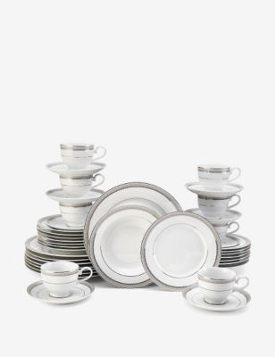 Mikasa 40pc. Platinum Crown Set Stage Stores