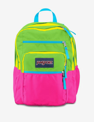 jansport color block backpack