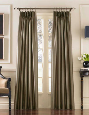 Curtain Works Marquee Single Curtain Panel Bronze Stage Stores