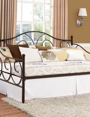 DHP Victoria Metal Full Daybed Bronze Stage Stores