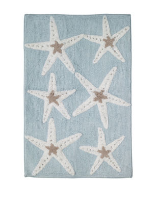 Avanti Sequin Shells Bath Collection Bath Rug Stage Stores