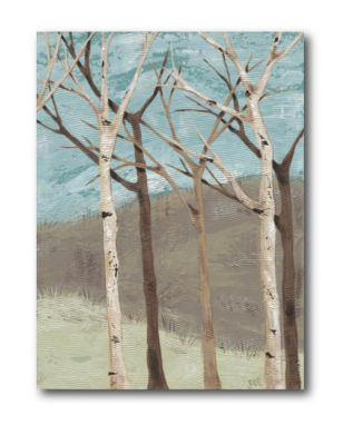 Courtside Market Birch Trees Canvas Wall Art Stage Stores