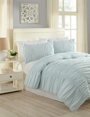 Modern Heirloom Ruched Katrina Comforter Set Stage Stores