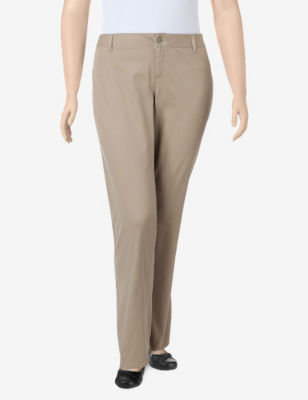 UPC 791322444152 product image for Dickies The Worker Boot Cut Pants - Juniors Plus - Khaki - 22 - Dickies | upcitemdb.com