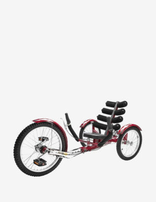 Mobo Shift World's First Reversible Three Wheeled Cruiser - Red - - Mobo Cruiser