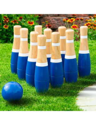 indoor outdoor bowling set