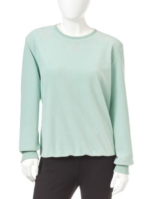 petite fleece pullover