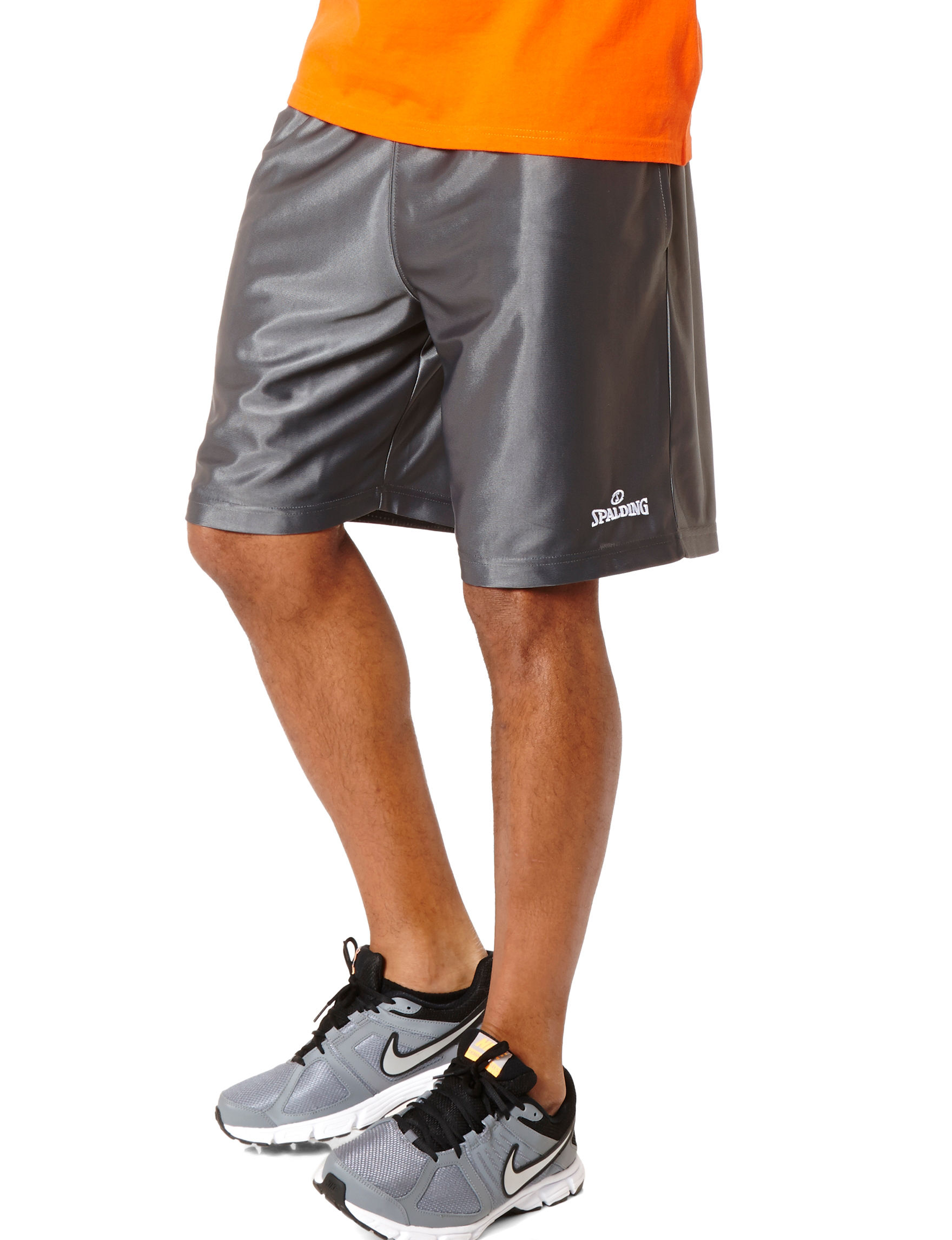 UPC 888282045403 product image for Spalding Athletic Dazzle Shorts - White - M - Spalding | upcitemdb.com