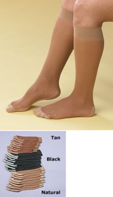 Cotton-Soled Knee Hi’s - 4 Pairs