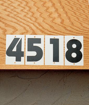 Glow-In-The-Dark Numerals