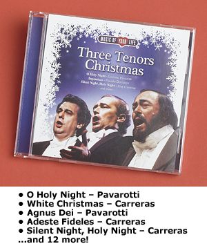 The Three Tenors Christmas CD - Music - Family Fun - Starcrest