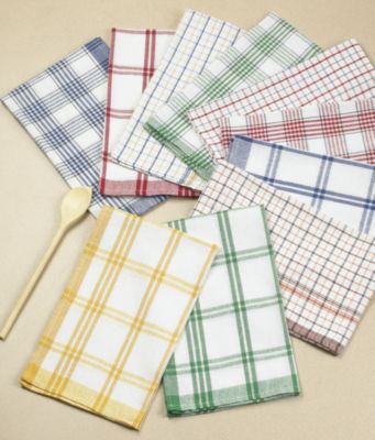 Cotton Kitchen Towels - Set of 10