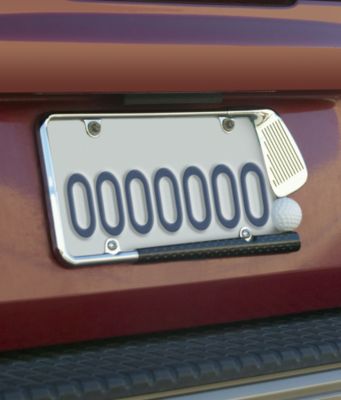Golfer's License Plate Frame