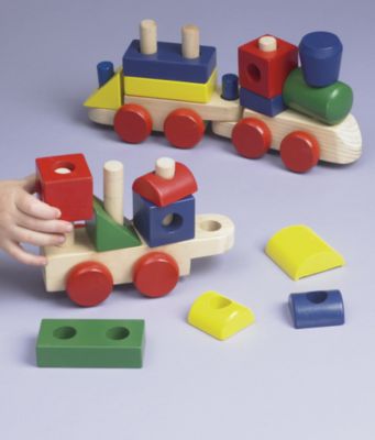 stacking train toy