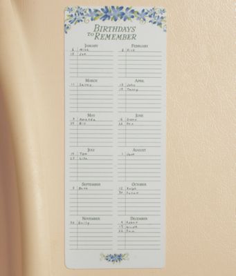 Birthday Reminder Magnet