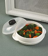 Microwave Steamer with Vented Lid