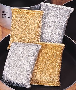 Metallic Pot Scrubbers - Set of 4