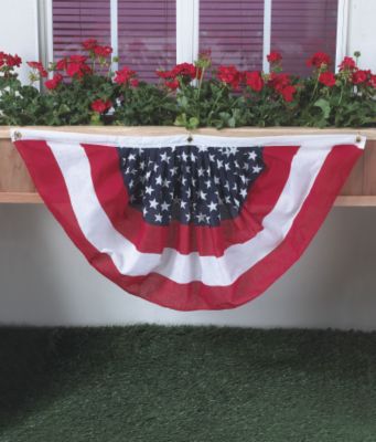 Pleated Fan Flag