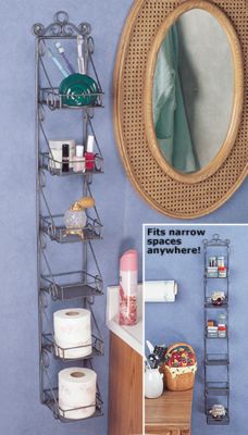 Skinny Six-Tier Wall Rack