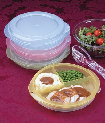 Divided Storage Containers - Set of 4