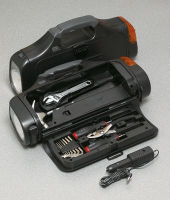 Flashlight & Tool Kit Combo