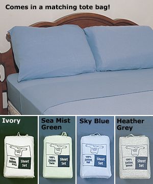 “T-Shirt” Cotton Jersey Bedding - King