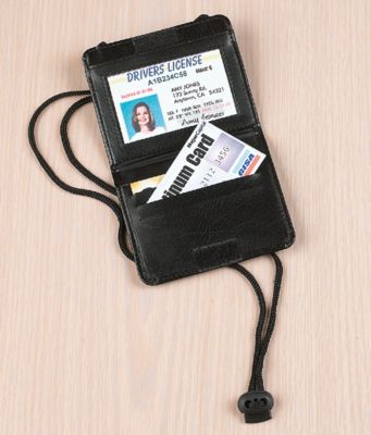 Traveler’s Neck Wallet
