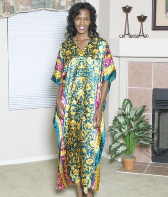 Scarf Print Caftan