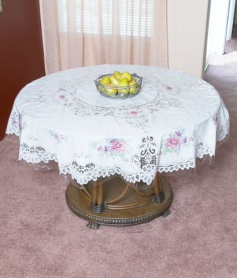 Floral Tablecloth - 60 Round