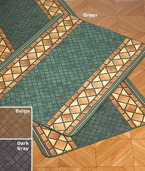 “Tile- Border” Floor Runner - 26 x 60