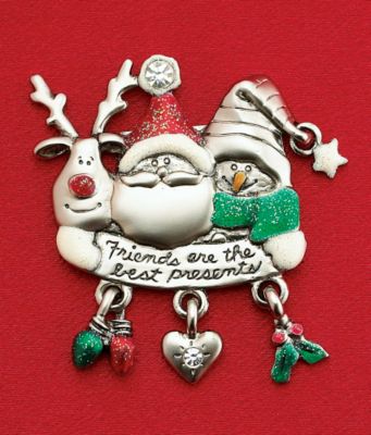 Christmas Friends Pin