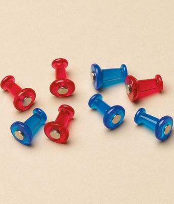 “Pushpin” Fridge Magnets - Set of 8