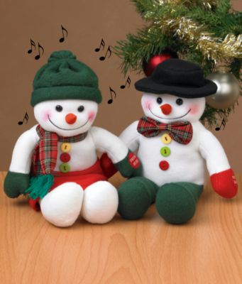 Musical Snowman Couple