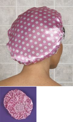 spotty shower cap