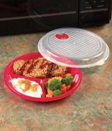Microwave Portion Plate