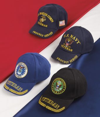 army veteran ball caps