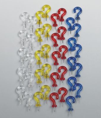 Pushpin Hooks - Set of 40