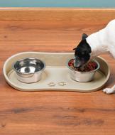 Nonskid Dog Bowl Tray